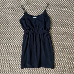 Wilfred black silk dress